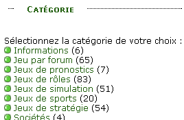 Une inscription dans un annuaire spÃ©cialisÃ© permet d'affiner la catÃ©gorie autour du thÃ¨me du site