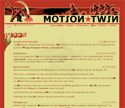 Site Motion-Twin en 2004